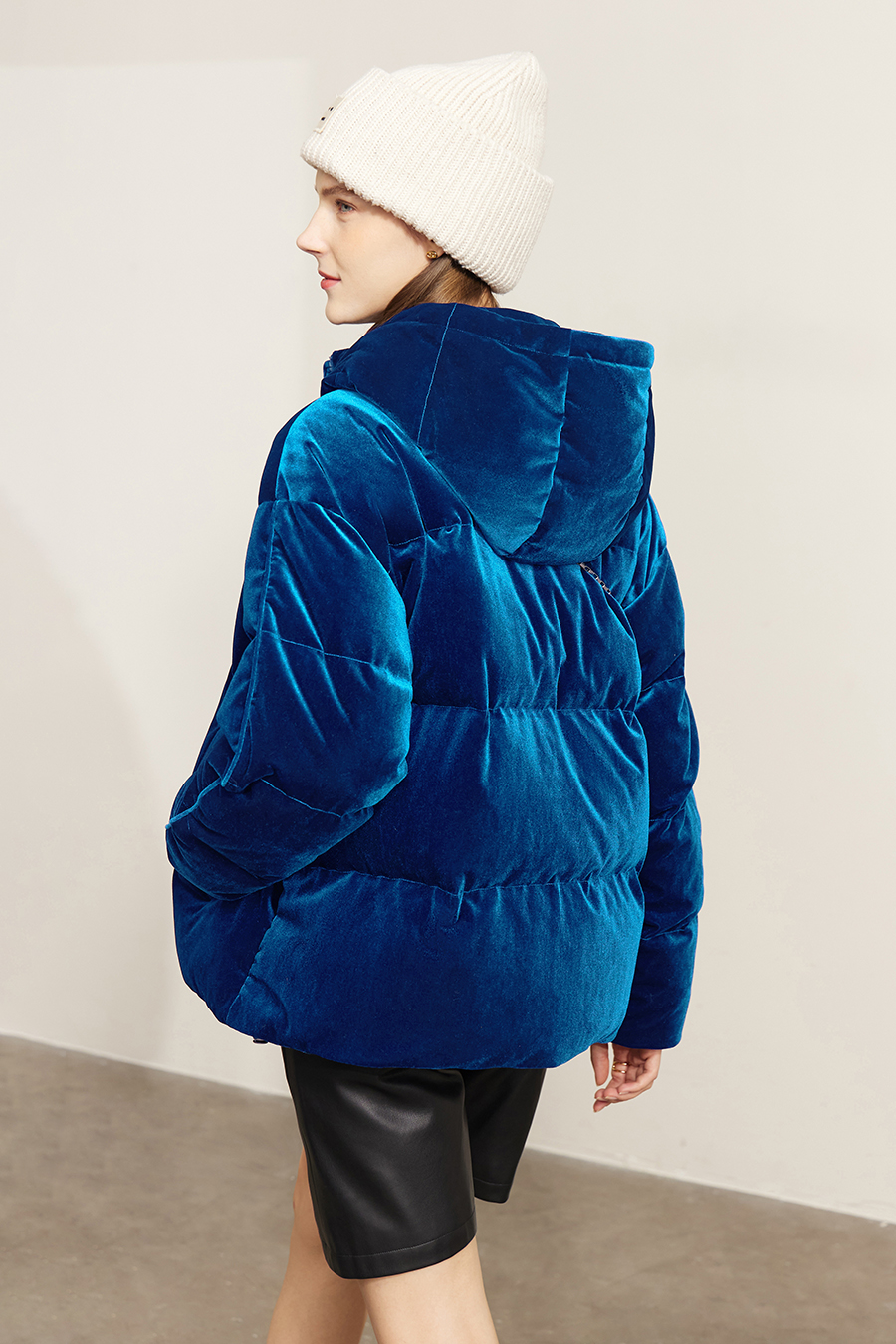 Thickened Velvet Down Jacket|AMII-AMII.com