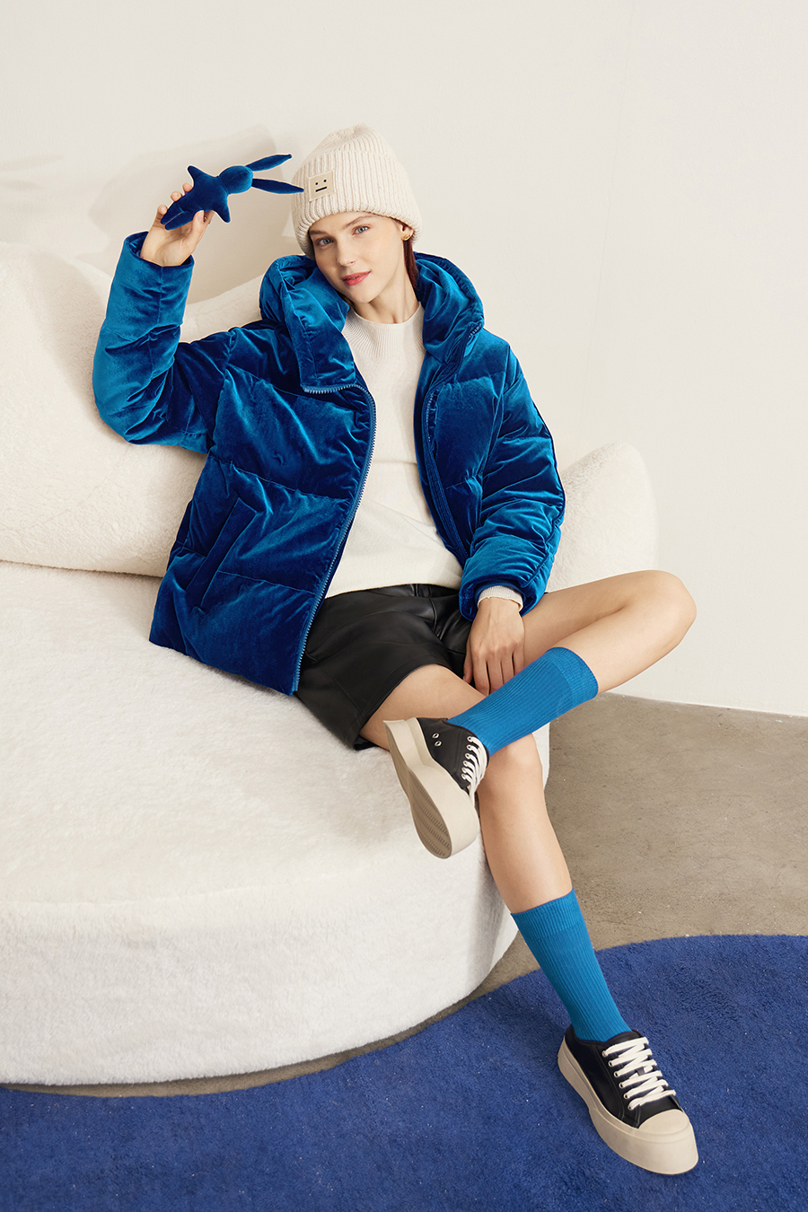 Thickened Velvet Down Jacket|AMII-AMII.com