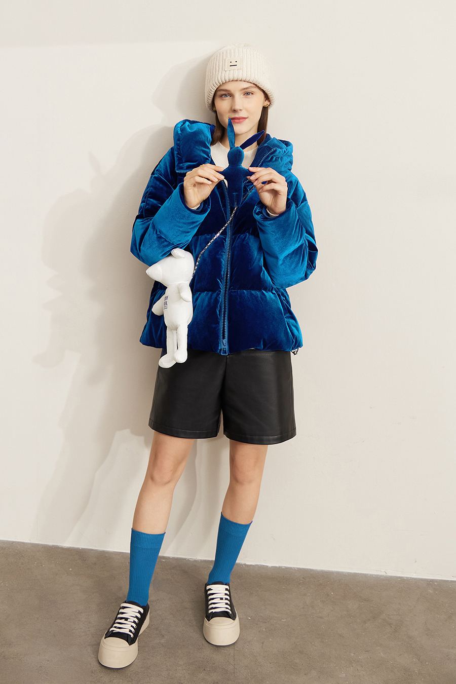 Thickened Velvet Down Jacket|AMII-AMII.com