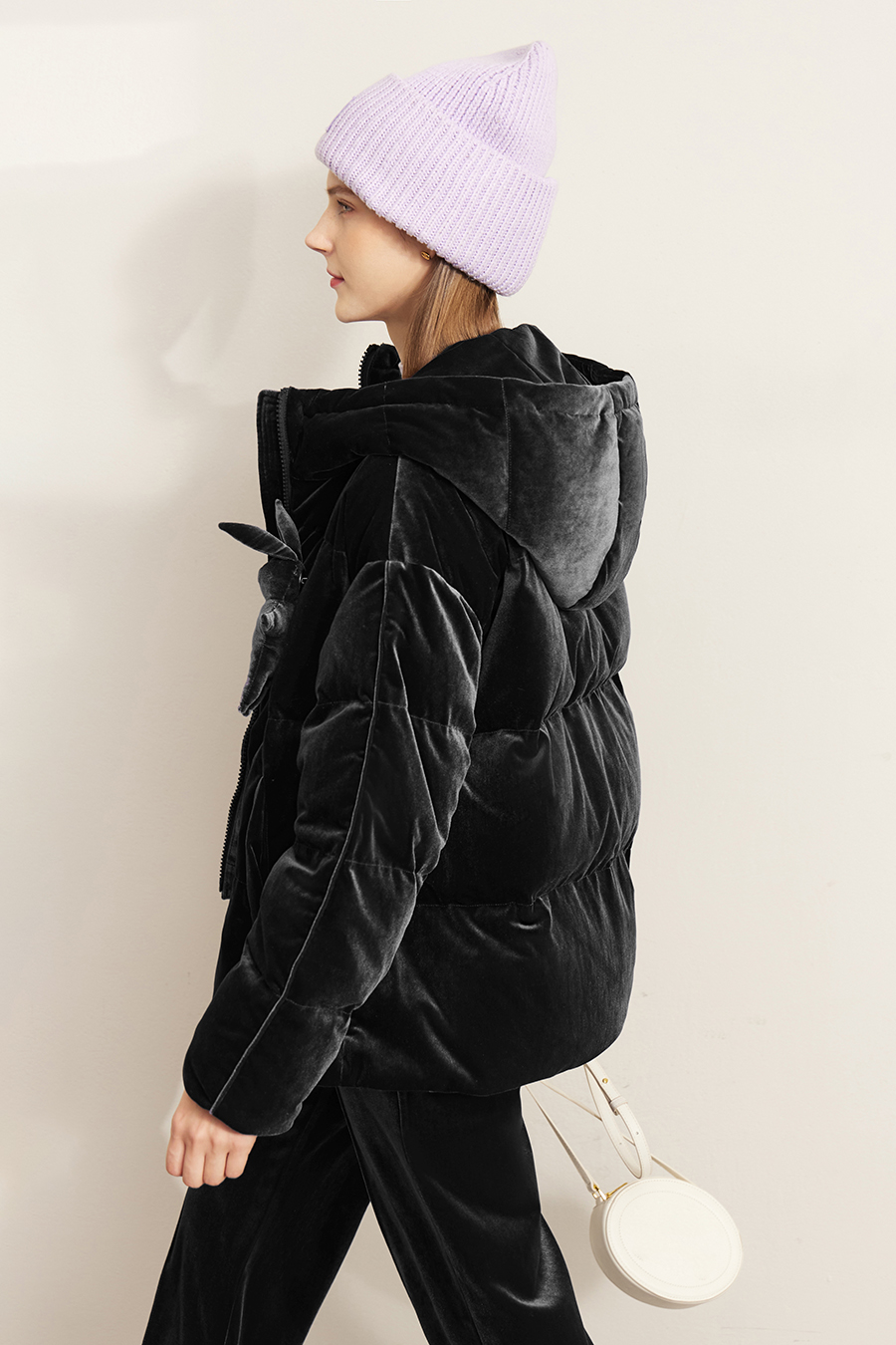 Thickened Velvet Down Jacket|AMII-AMII.com