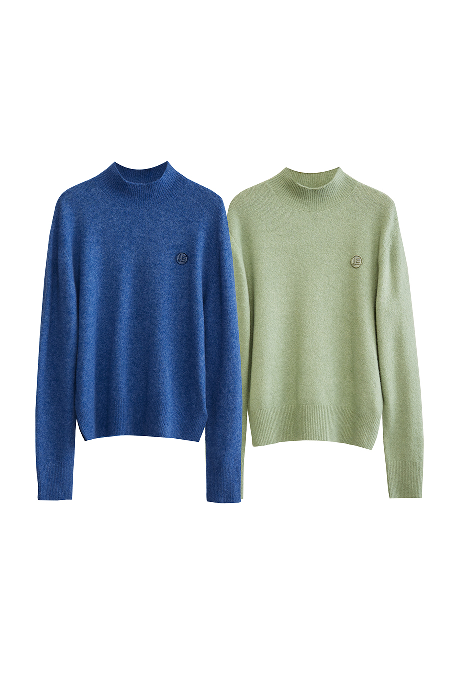 Letter Emblem Loose Sweater|AMII-AMII.com