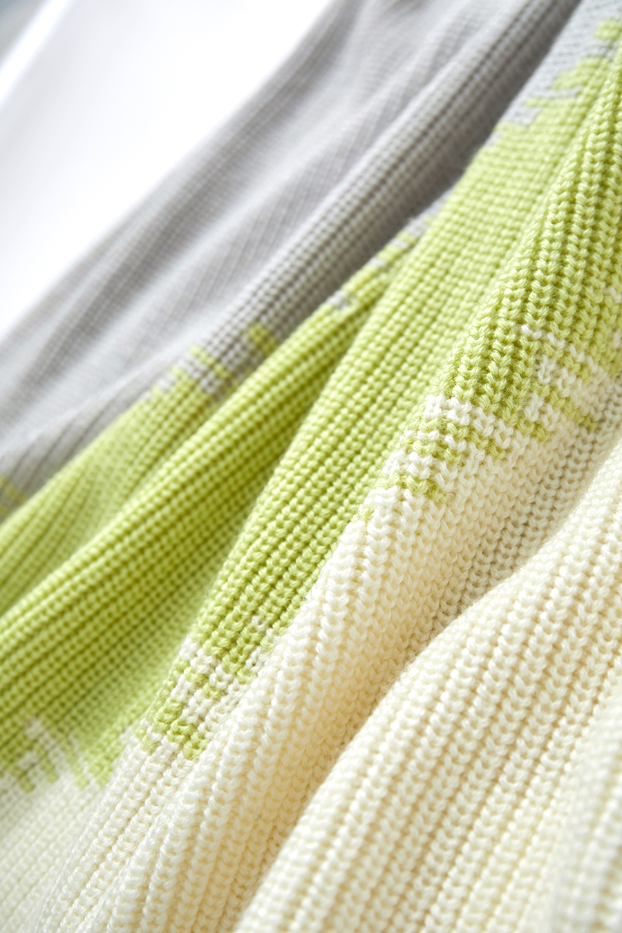 Color Block Patchwork Embroidered Sweater|AMII-AMII.com