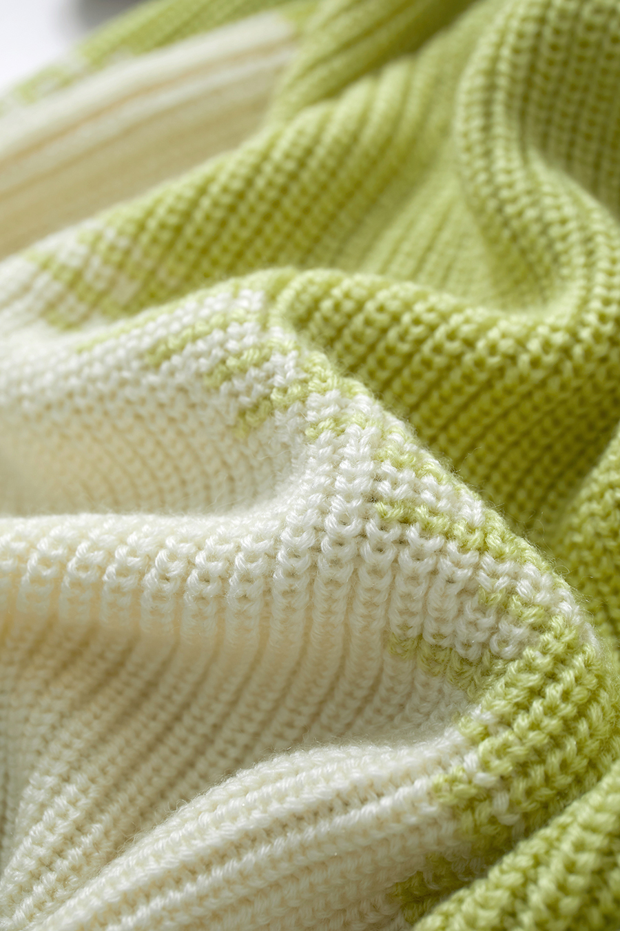 Color Block Patchwork Embroidered Sweater|AMII-AMII.com