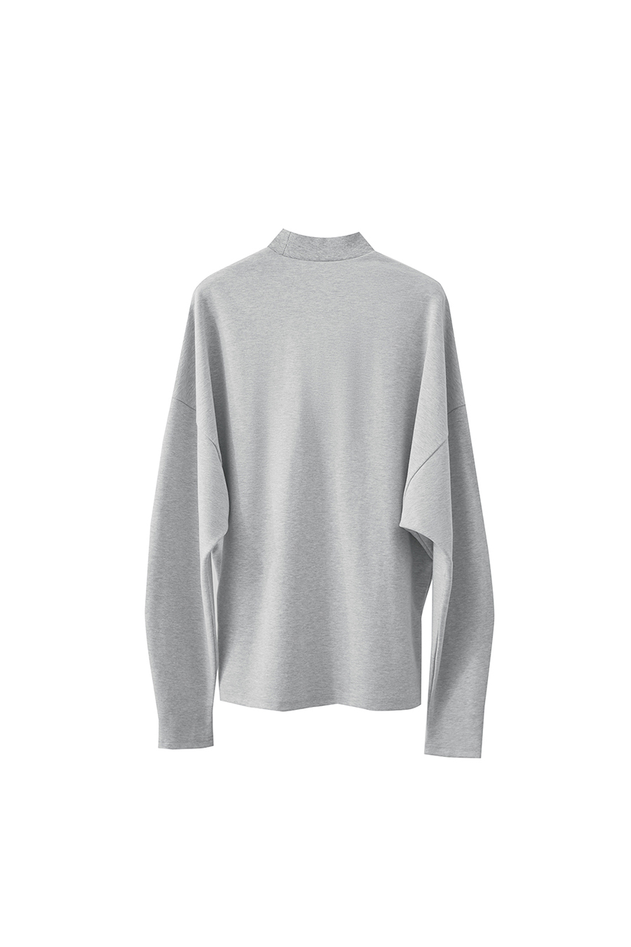 Letter embroidered cotton-spandex sweatshirt|AMII