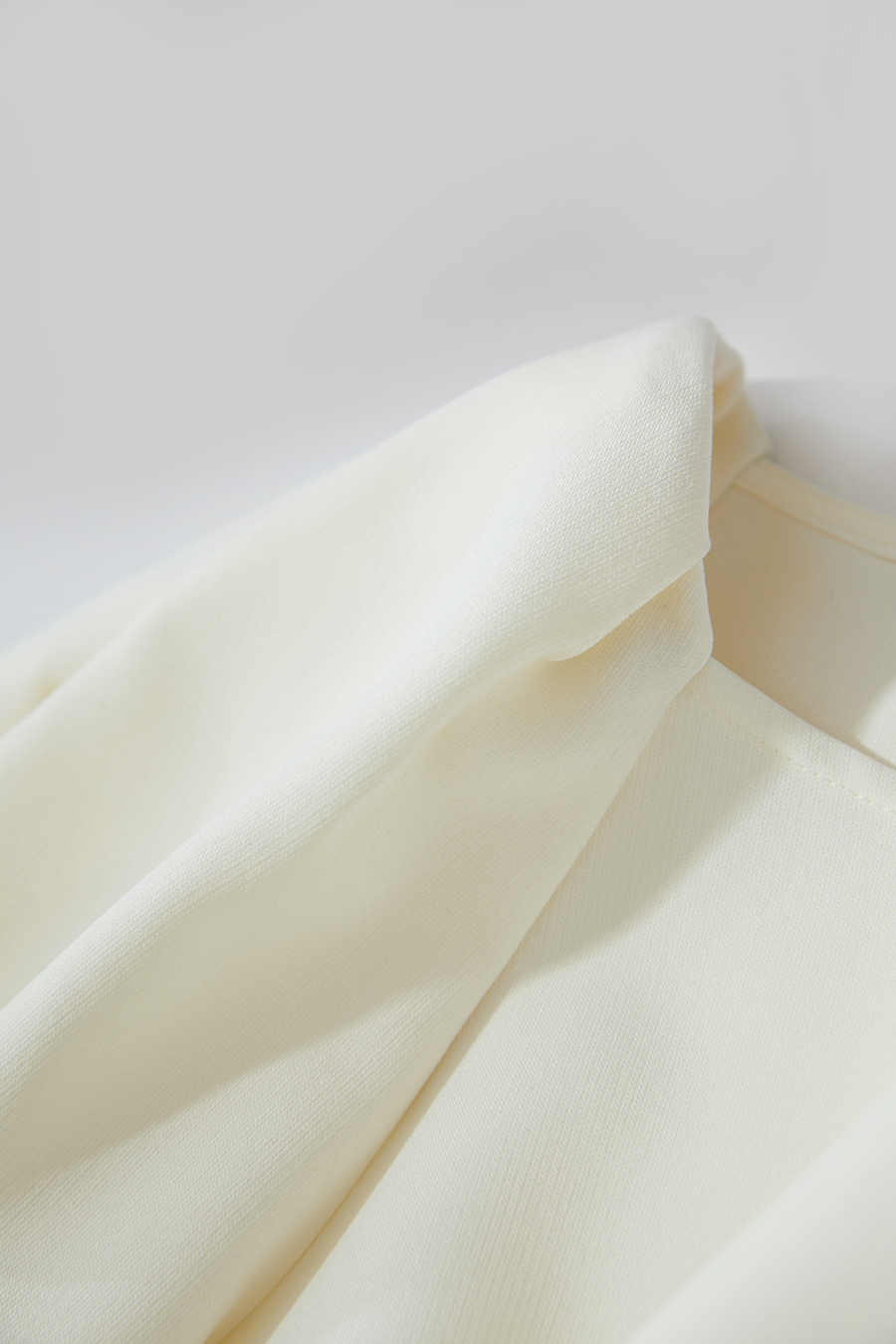 Waist-defined Lantern Sleeve Dress