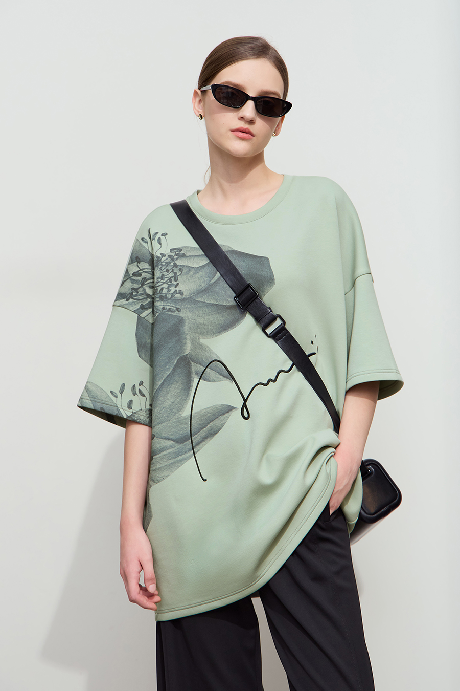 Printed Air-layer T-shirt
