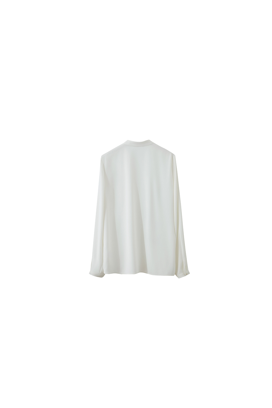 Tie-neck Printed Chiffon Blouse