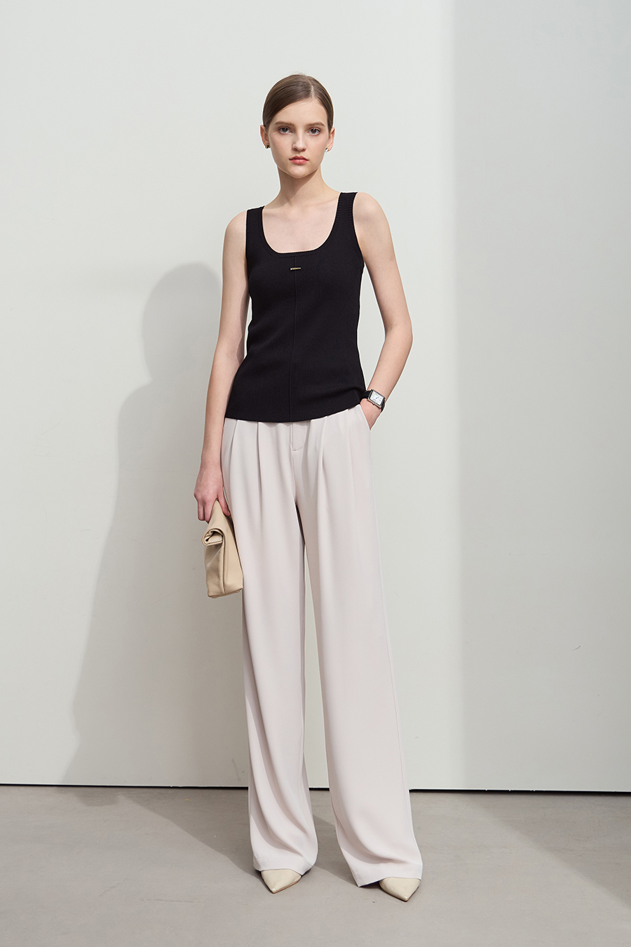 Metal ornament camisole|AMII