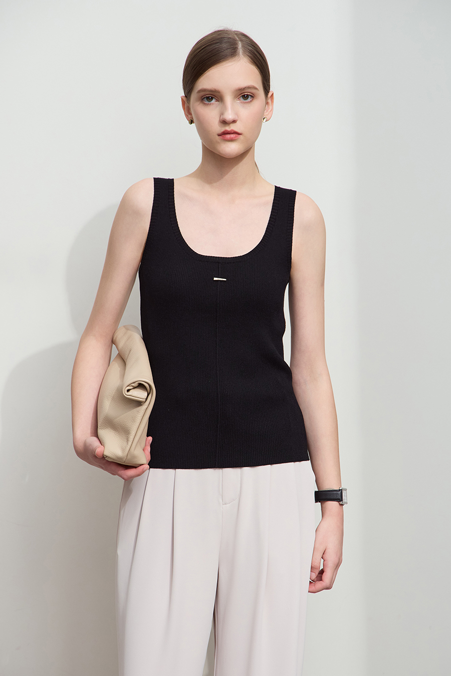 Metal ornament camisole|AMII