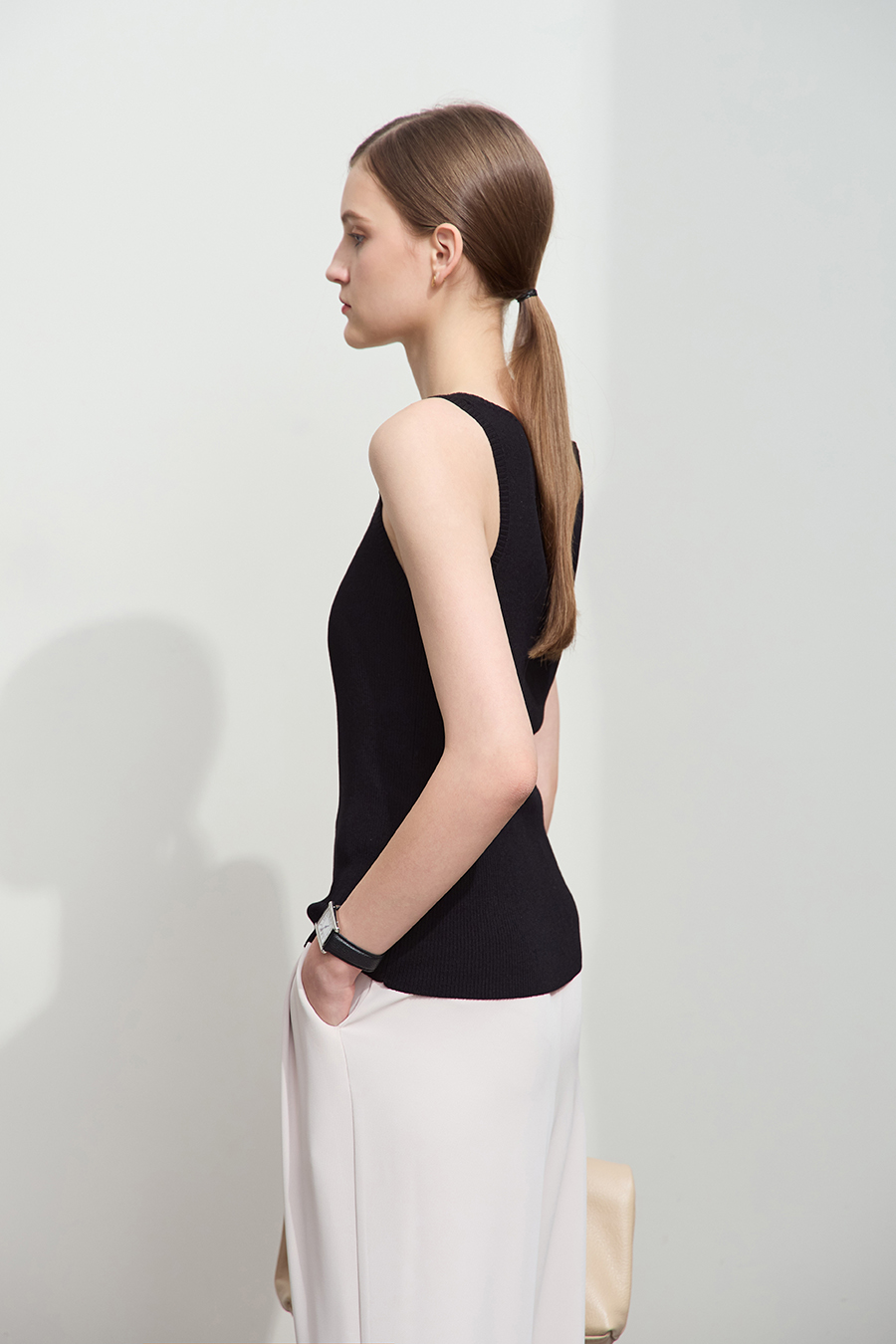 Metal ornament camisole|AMII