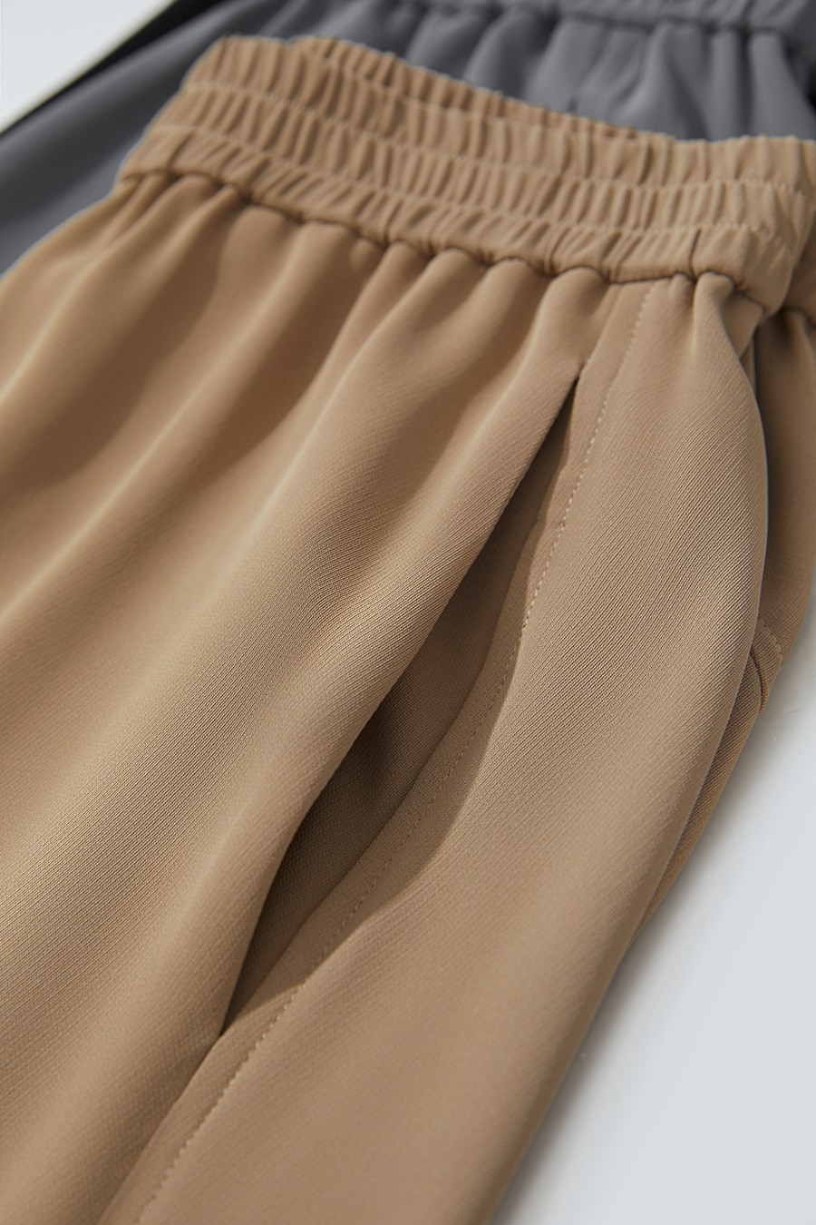 Elastic waistband casual trousers|AMII