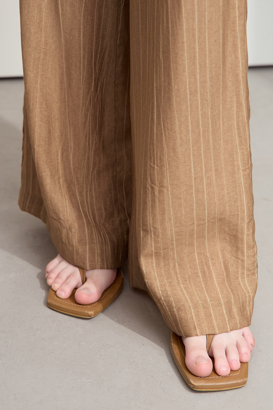 Wrinkled Wide-Leg Casual Pants|AMII-AMII.com