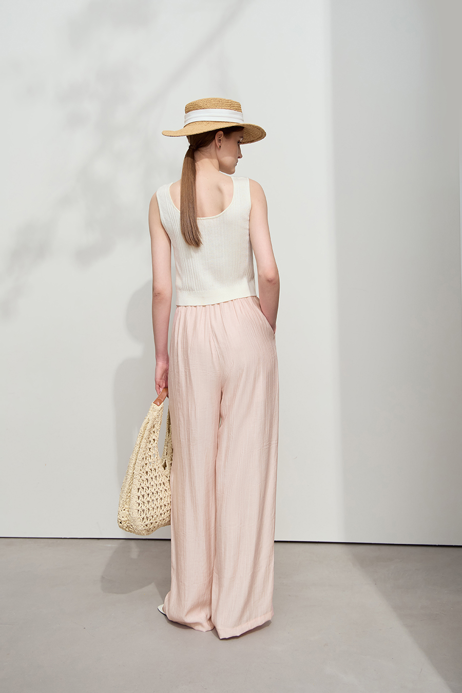 Wrinkled Wide-Leg Casual Pants|AMII-AMII.com