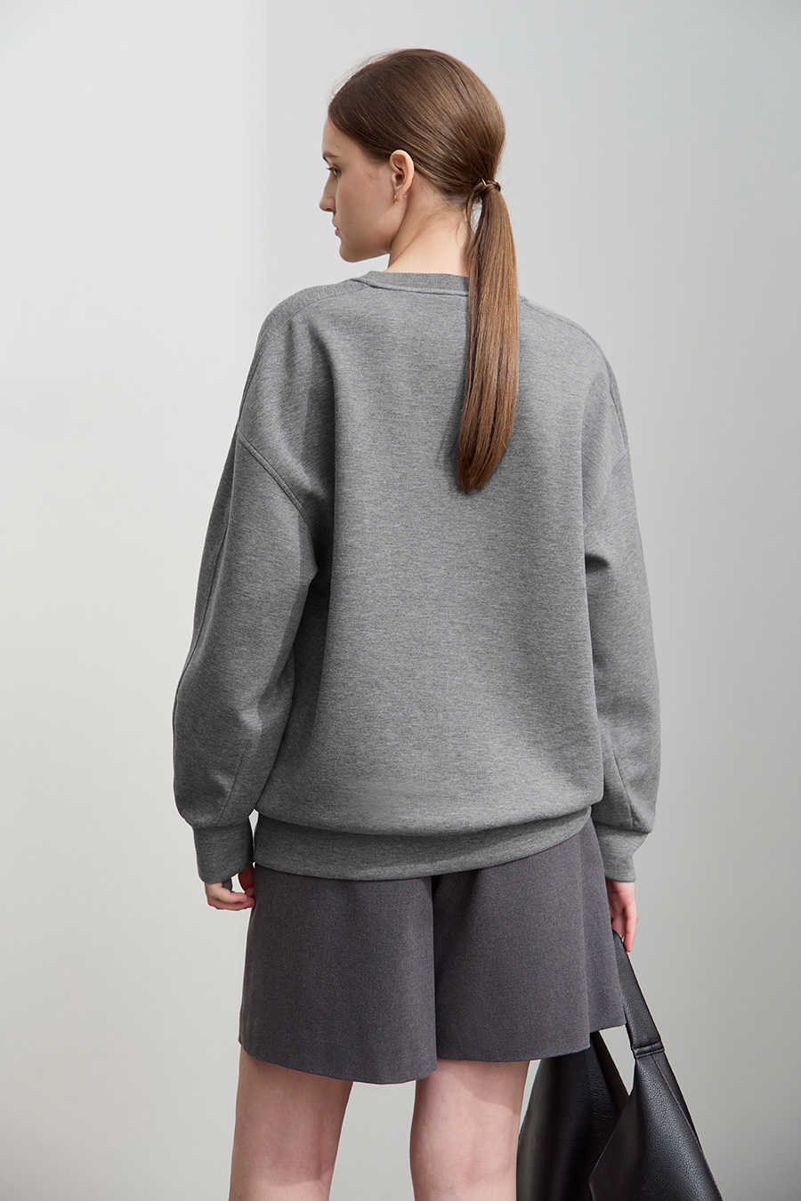 Burn-out Embroidery Sweatshirt