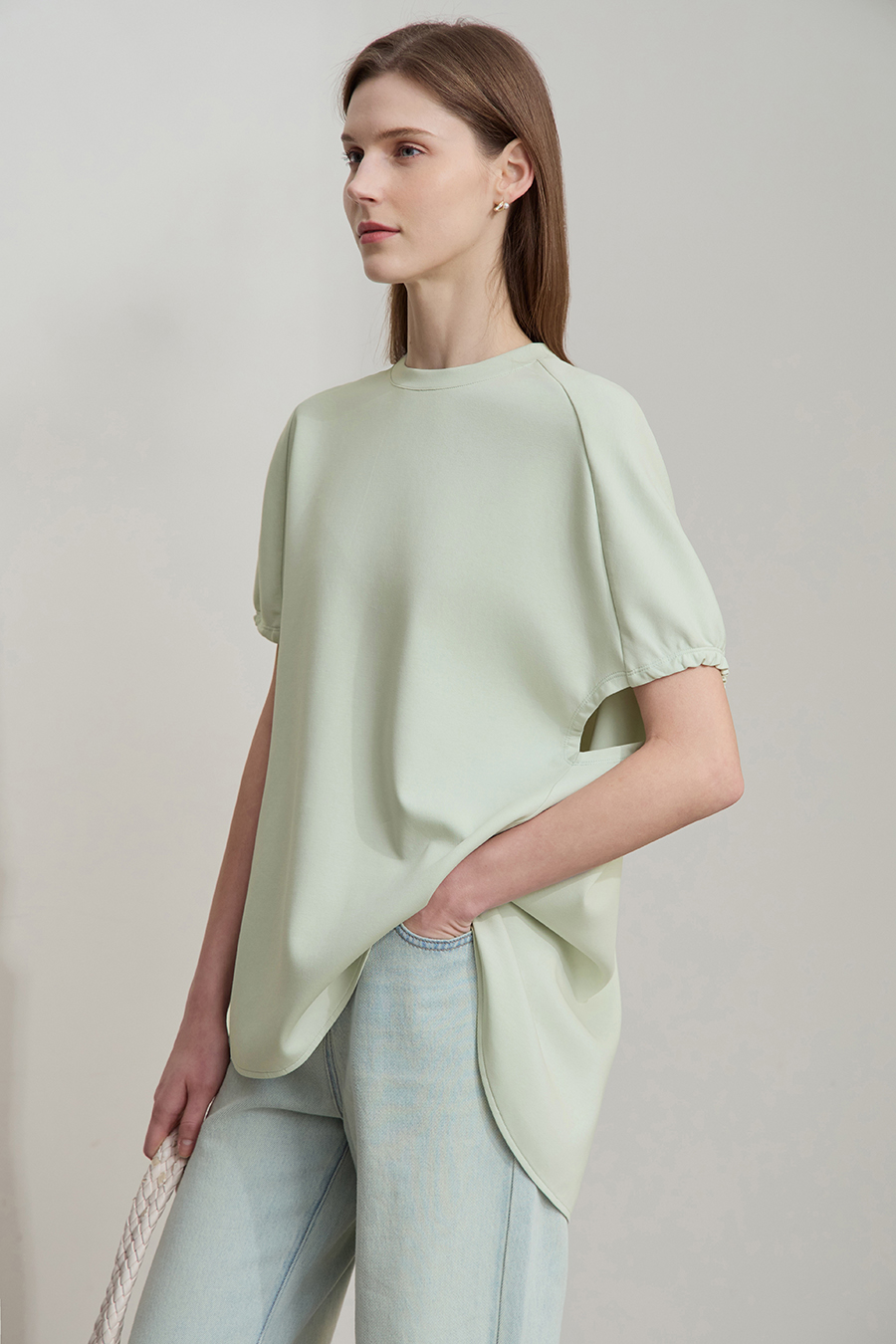 Air Layer Raglan Sleeve T-Shirt|AMII-AMII.com