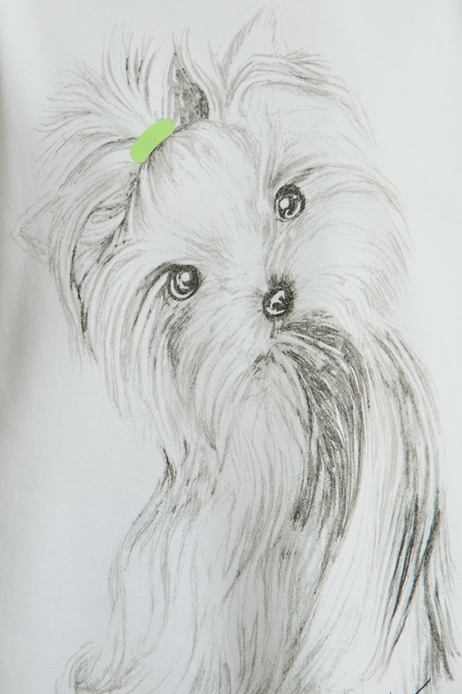 Air-layer Drop-shoulder Printed T-shirt