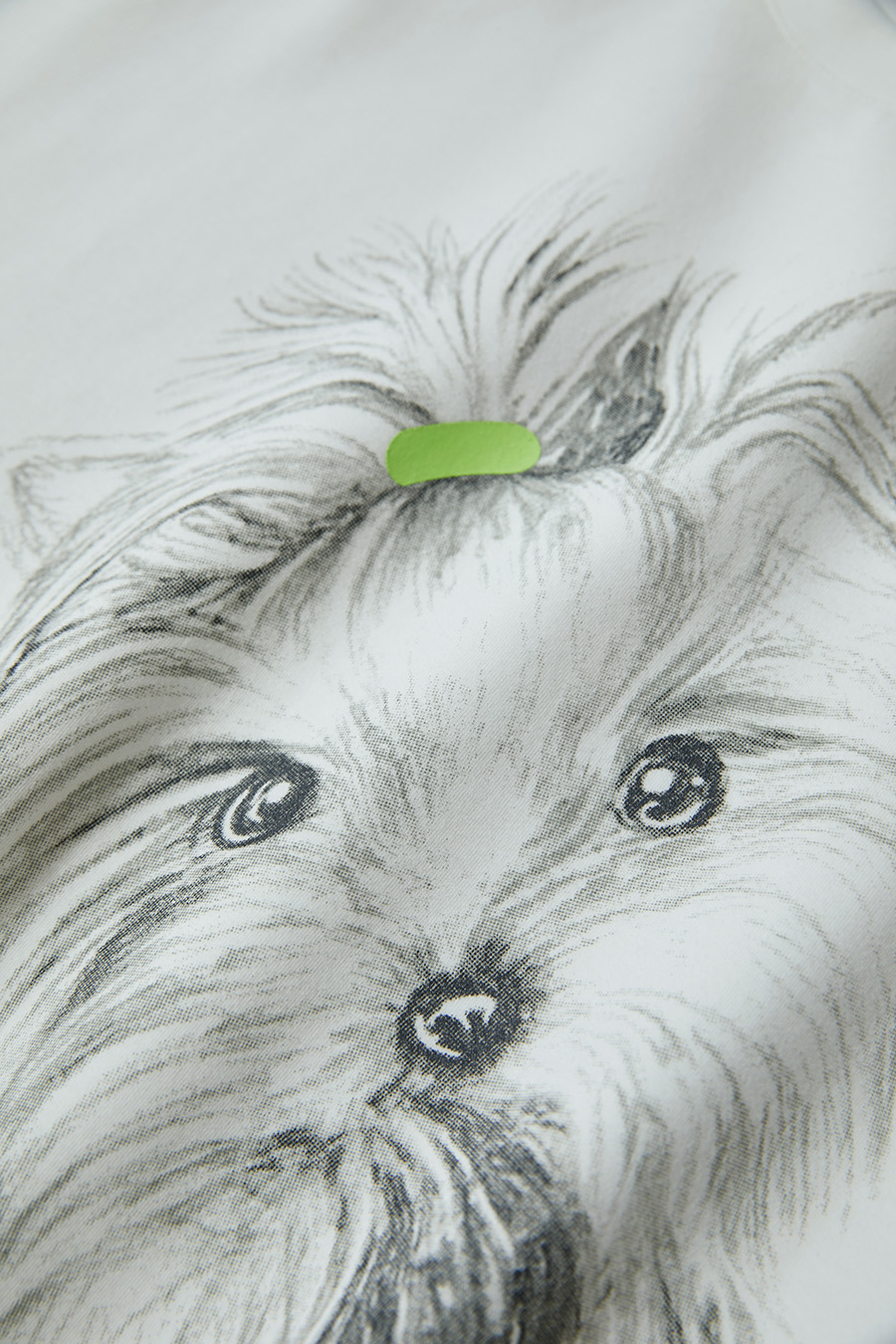 Air-layer Drop-shoulder Printed T-shirt