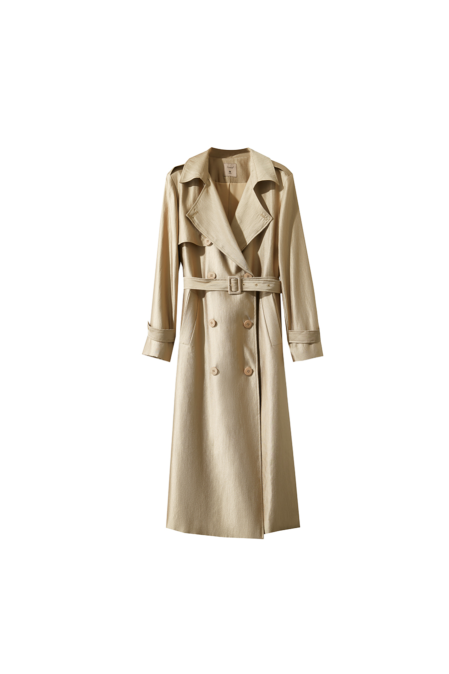 Belted Long Trench Coat|AMII-AMII.com