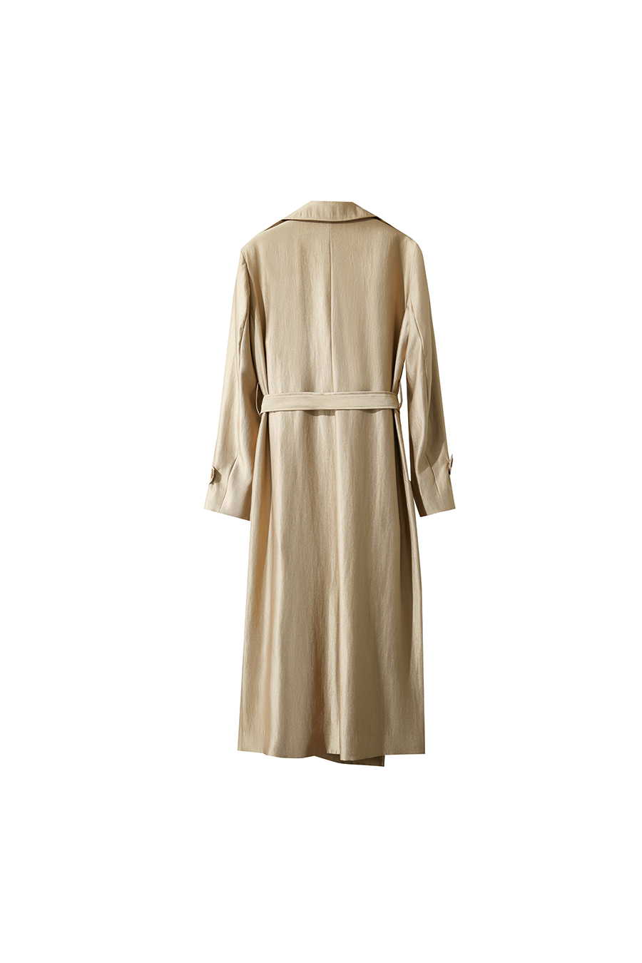 Belted Long Trench Coat|AMII-AMII.com