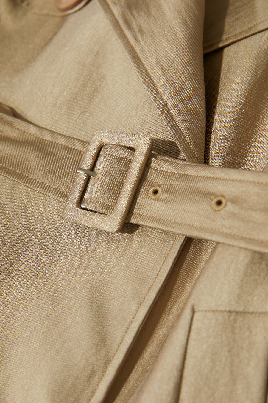 Belted Long Trench Coat|AMII-AMII.com