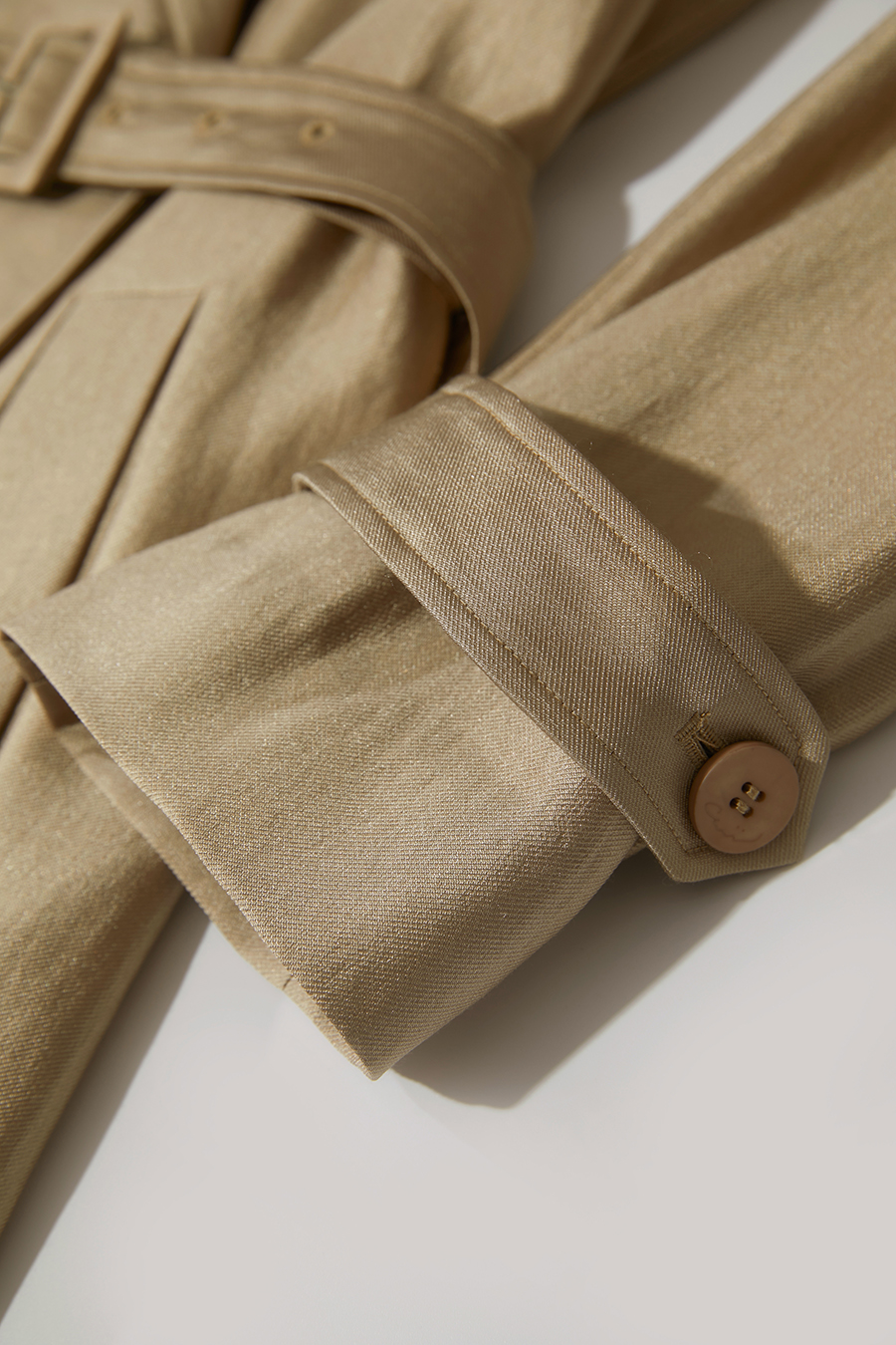 Belted Long Trench Coat|AMII-AMII.com