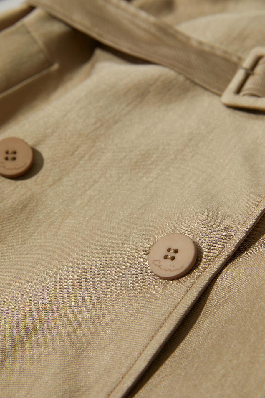 Belted Long Trench Coat|AMII-AMII.com