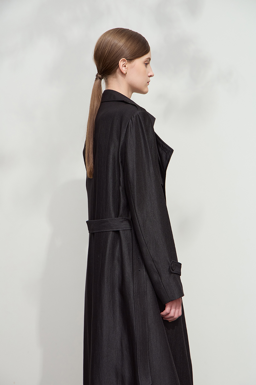 Belted Long Trench Coat|AMII-AMII.com