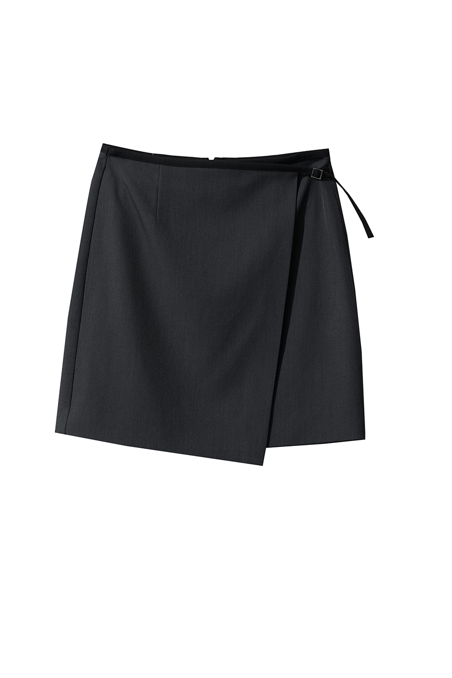 Day Buckle Overlay Skirt|AMII-AMII.com
