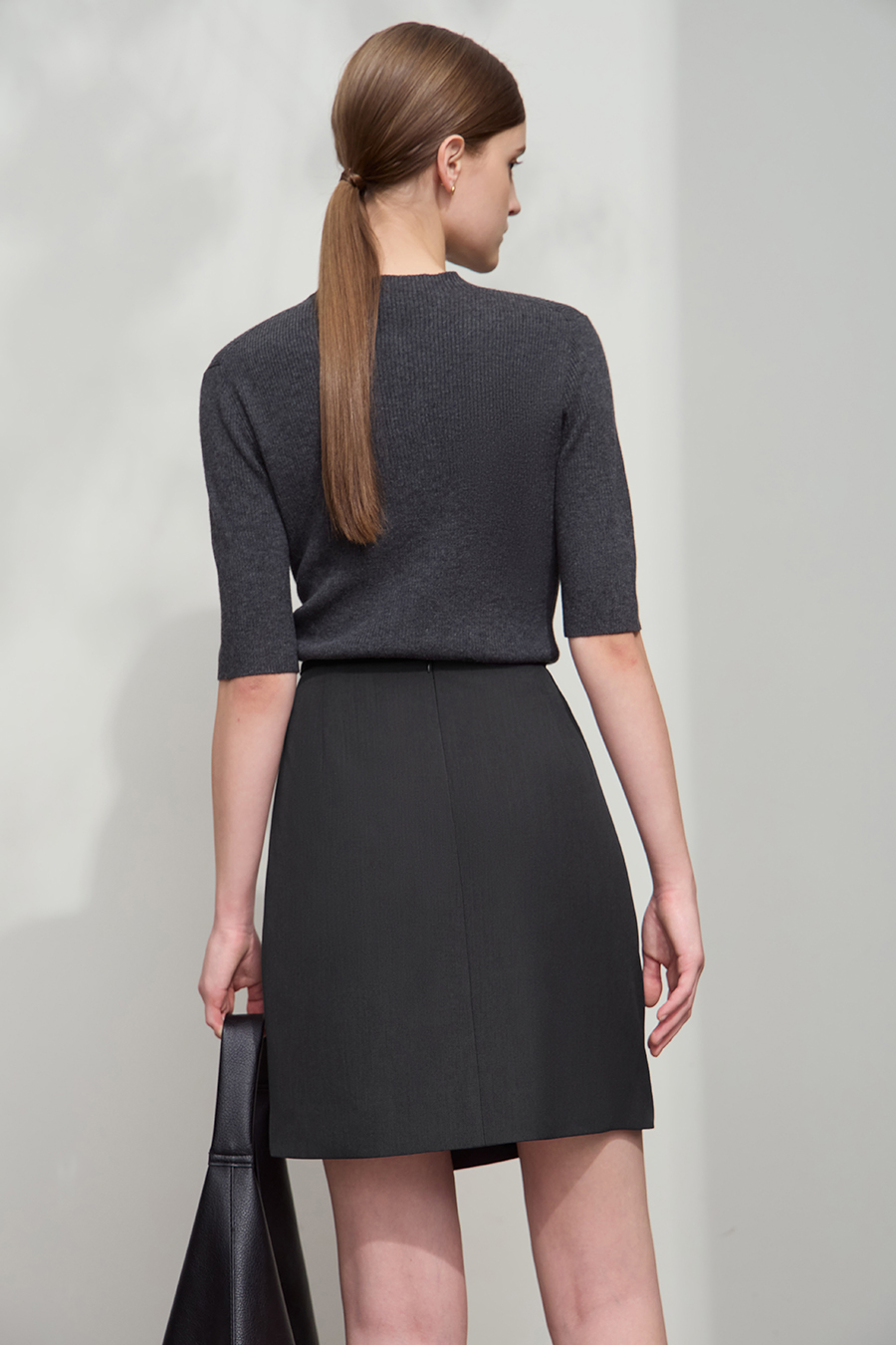 Day Buckle Overlay Skirt|AMII-AMII.com