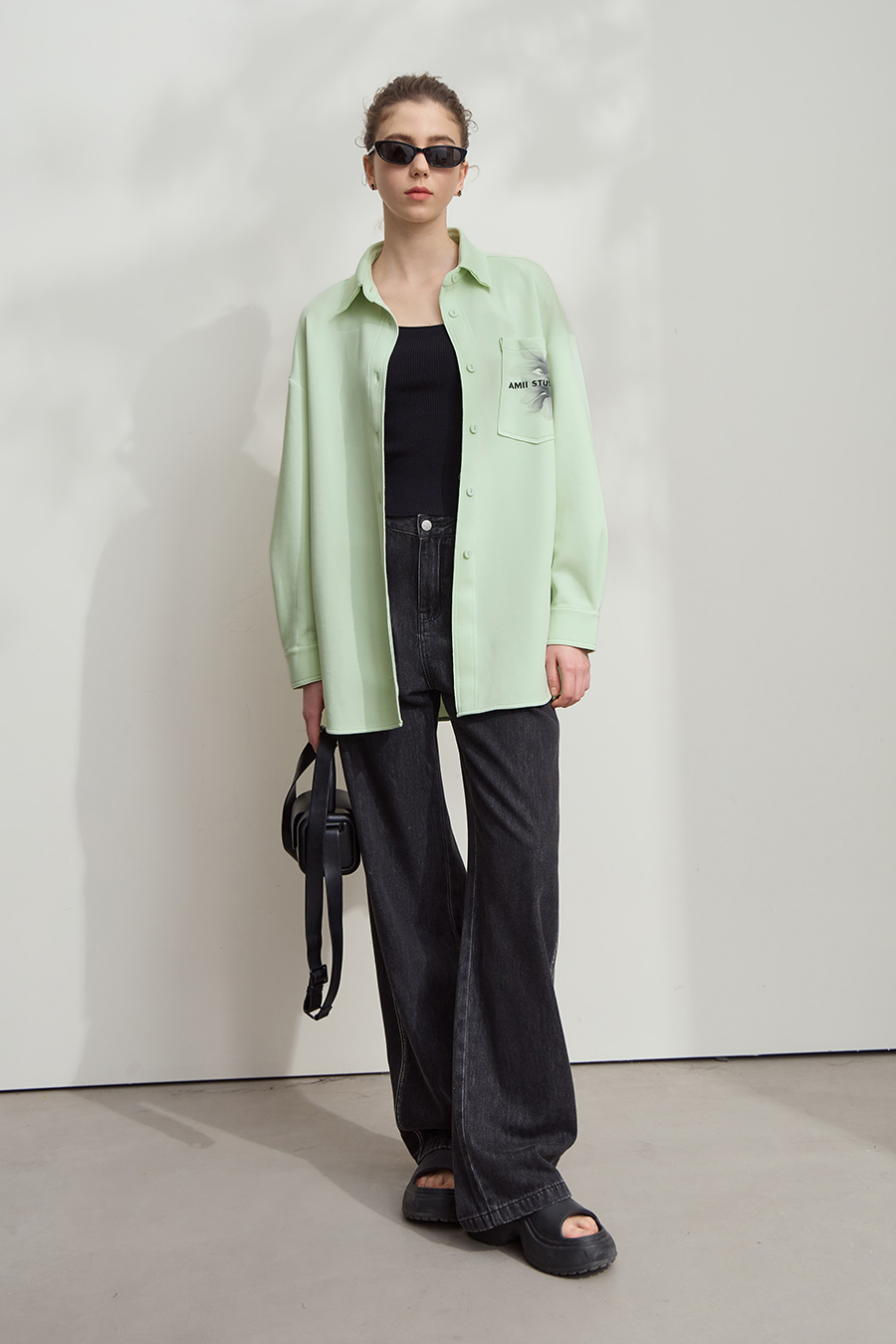 Air-layer Printed Shirt