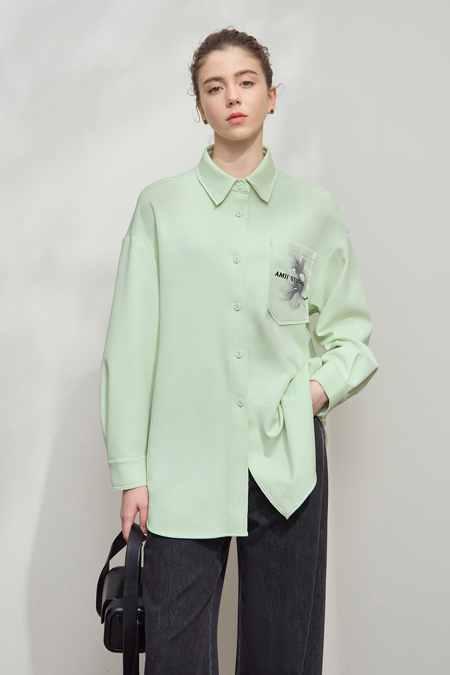 Air-layer Printed Shirt