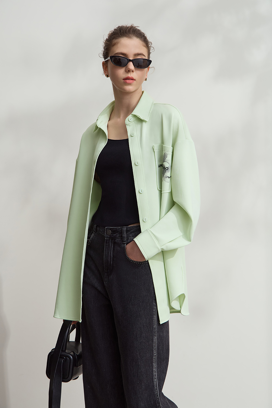 Air-layer Printed Shirt