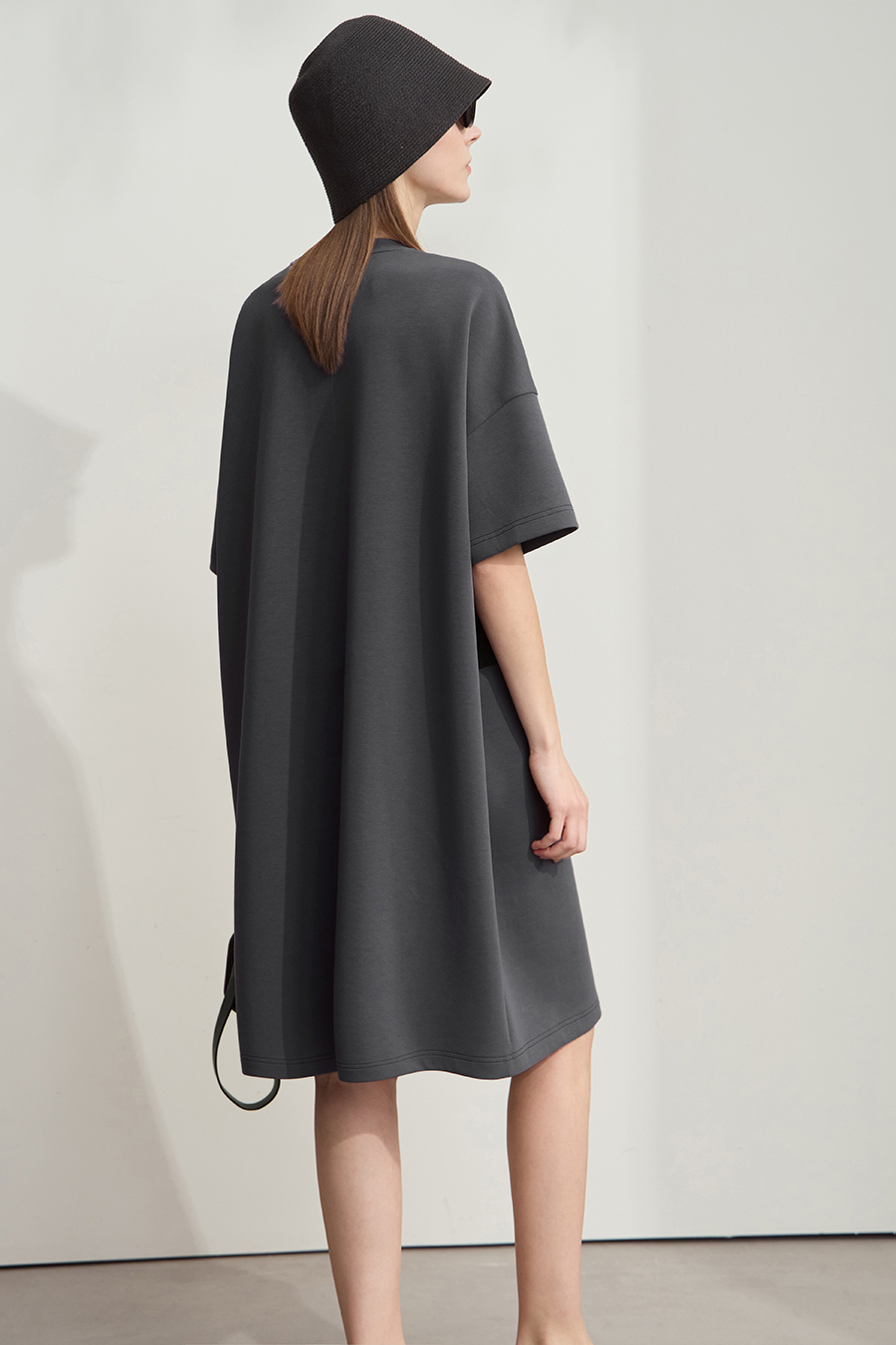 Air-layer T-shirt Dress