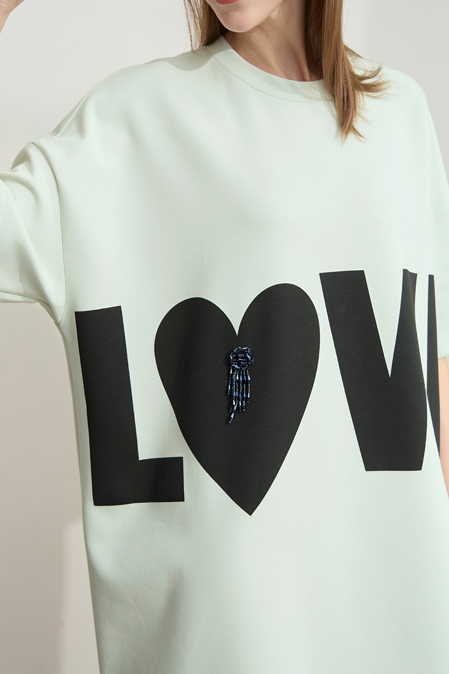 Air-layer T-shirt Dress