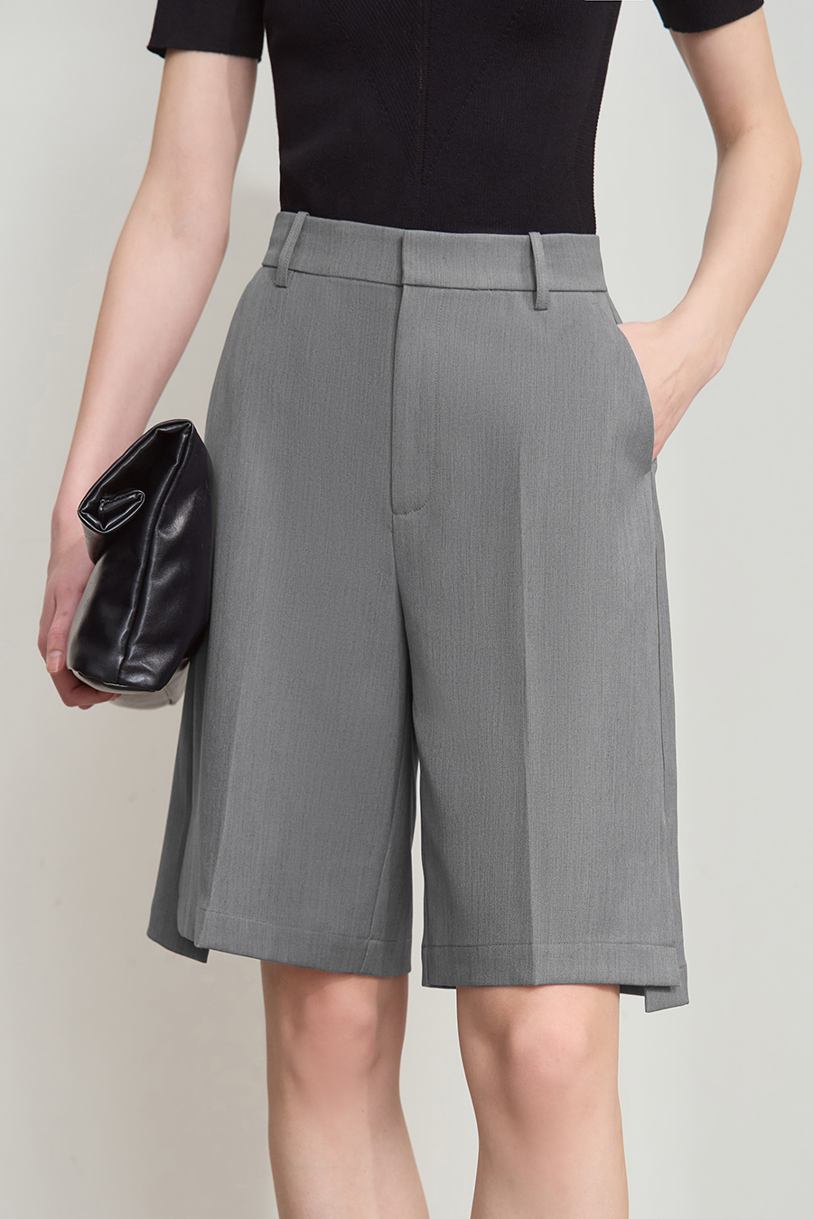 Straight-Leg Casual Capri Pants