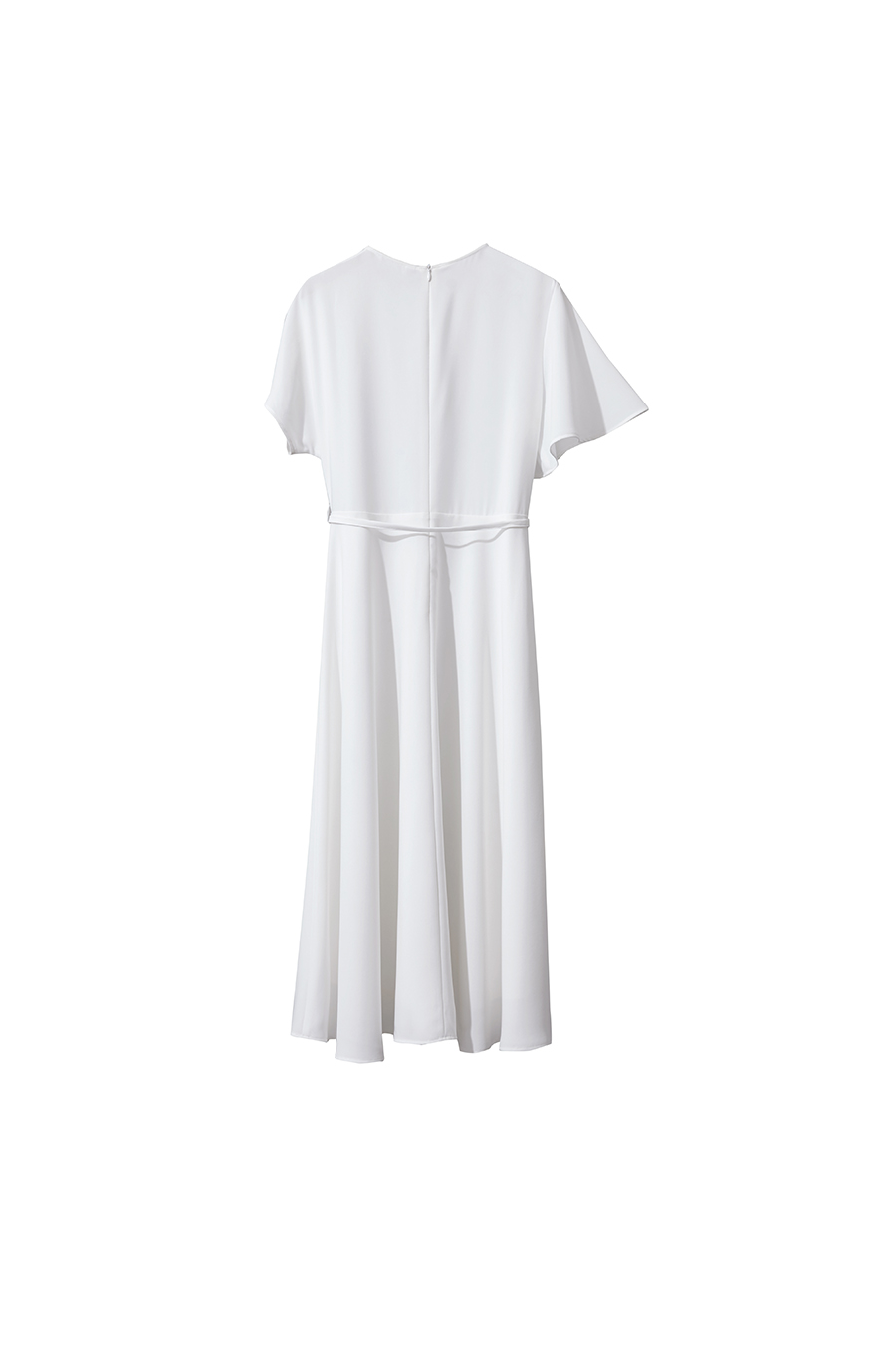 Asymmetric sleeve dress|AMII