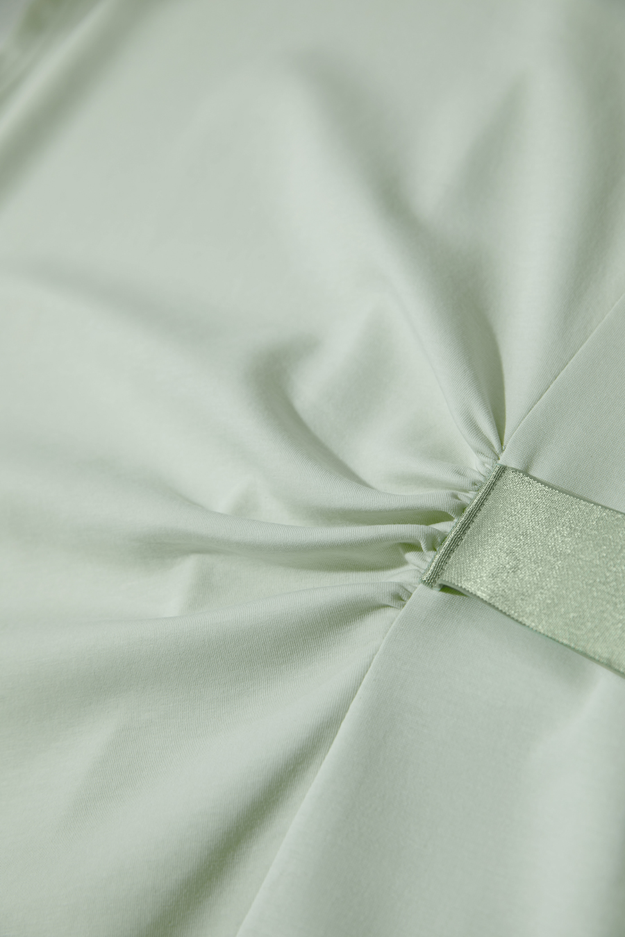 Waist-defined Slit Dress