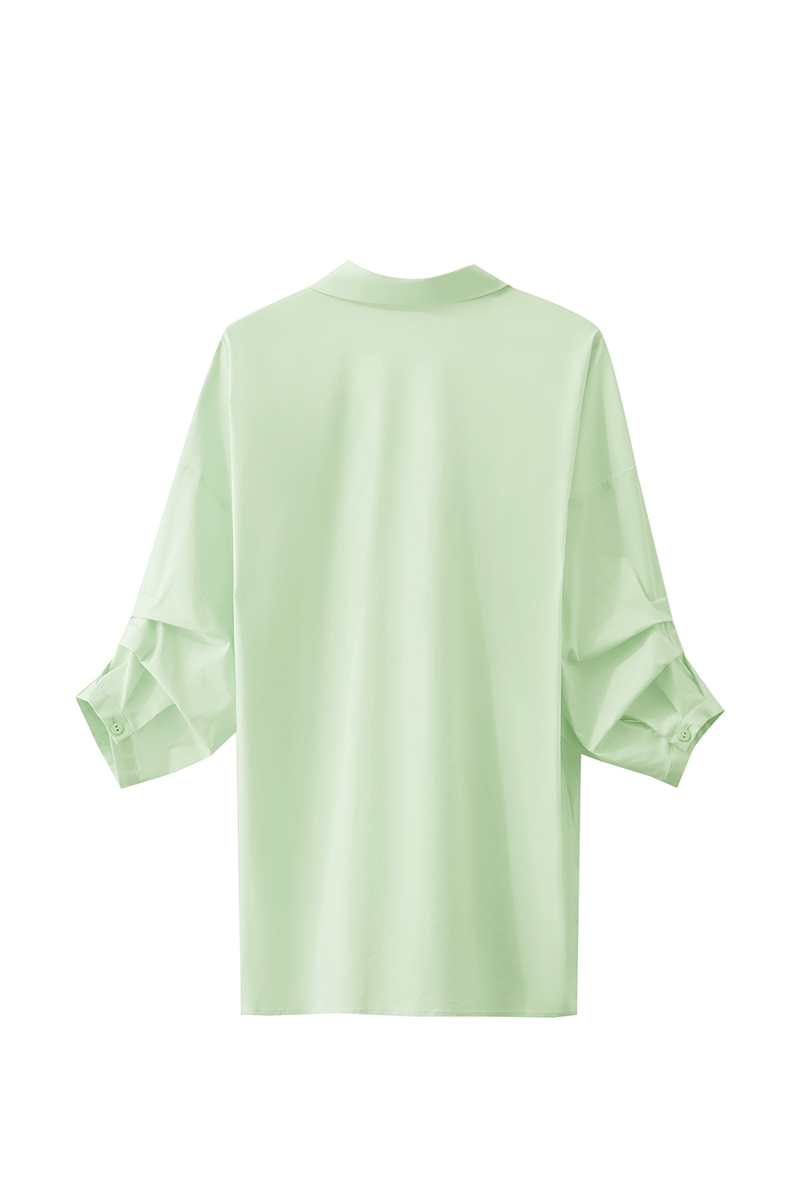 Pleated 3/4 Sleeve Shirt