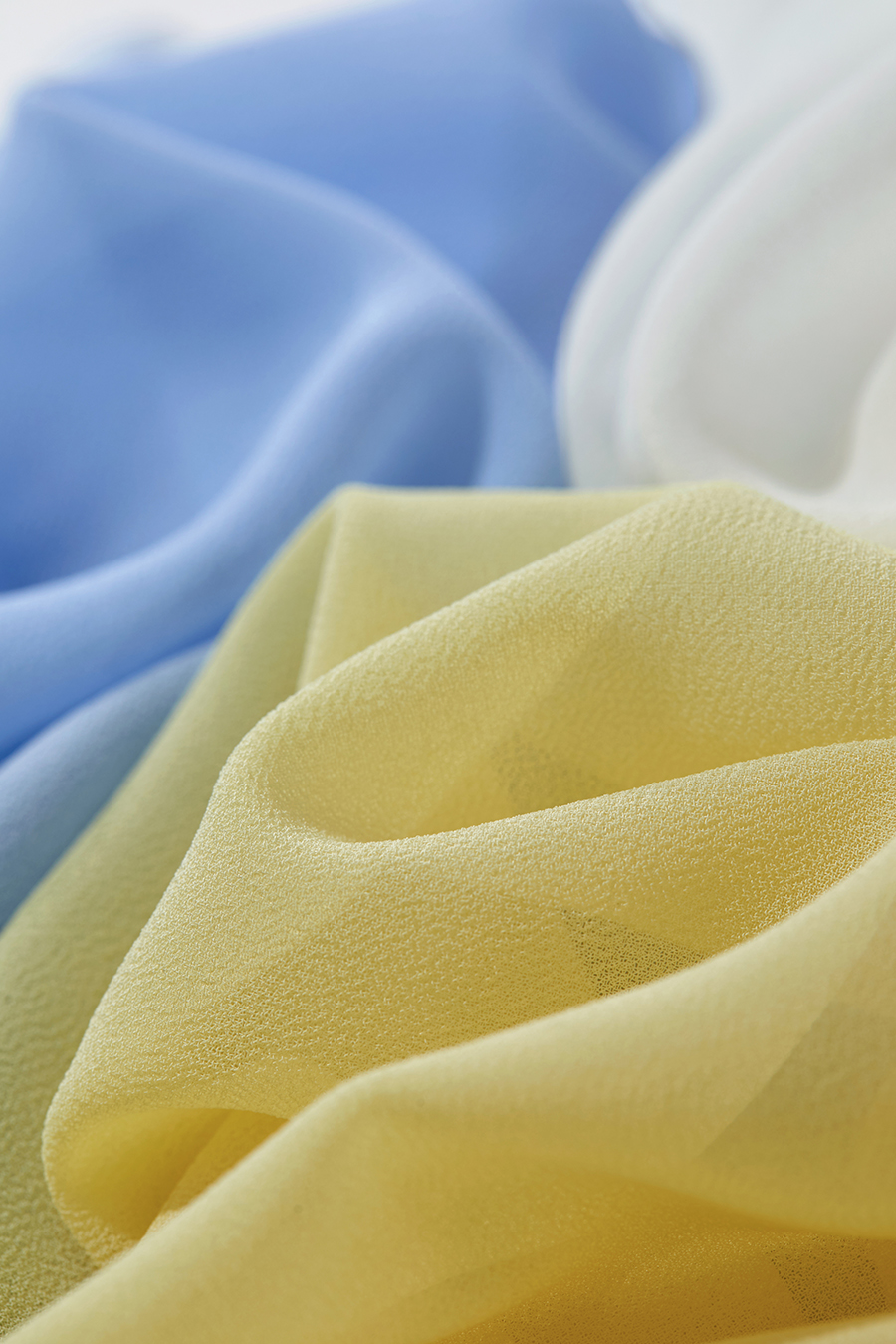 Lantern Sleeve Light Chiffon Blouse