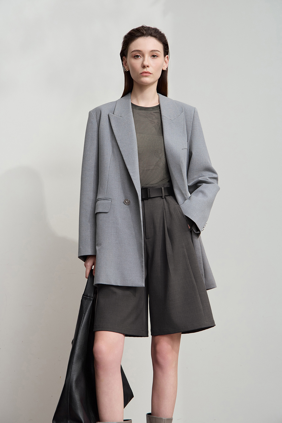 Crew Neck Printed Mesh T-shirt