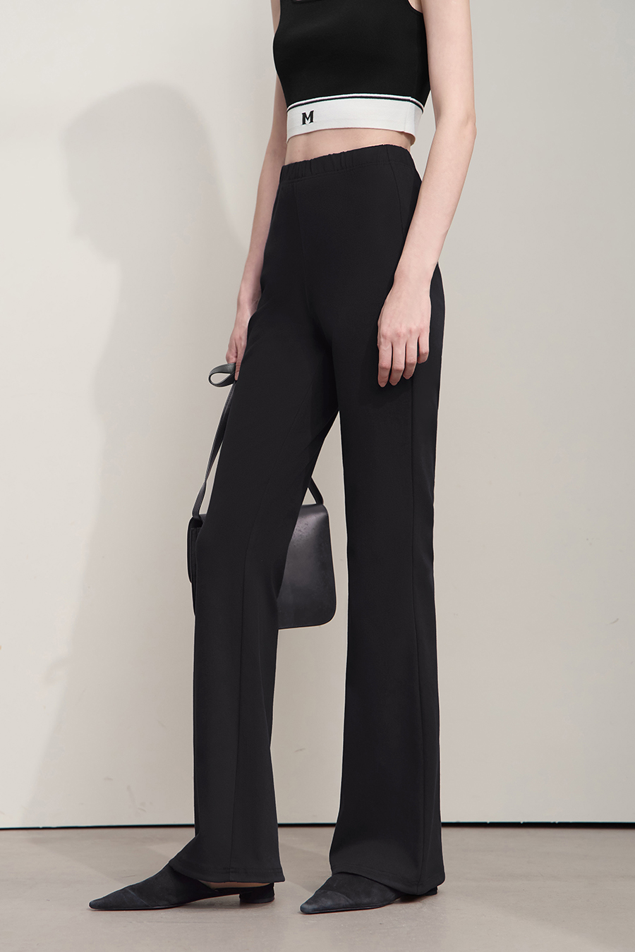 Slim Fit Flare Casual Pants|AMII-AMII.com