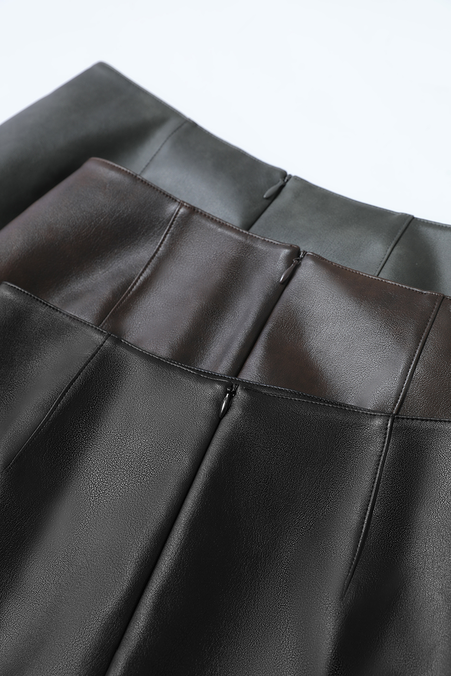 Eco-Friendly PU Leather Skirt