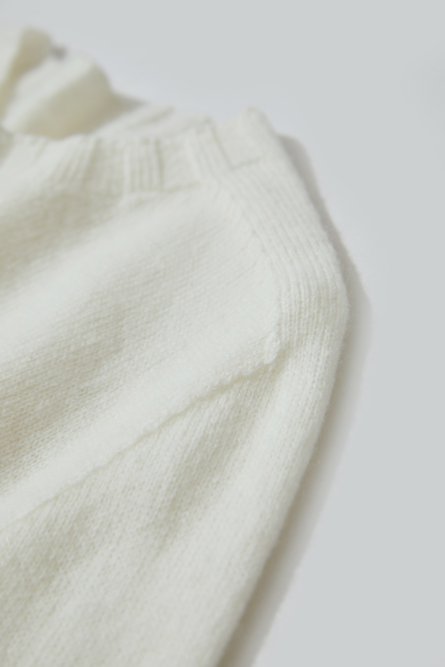 Crew Neck Solid Color Wool Sweater|AMII-AMII.com