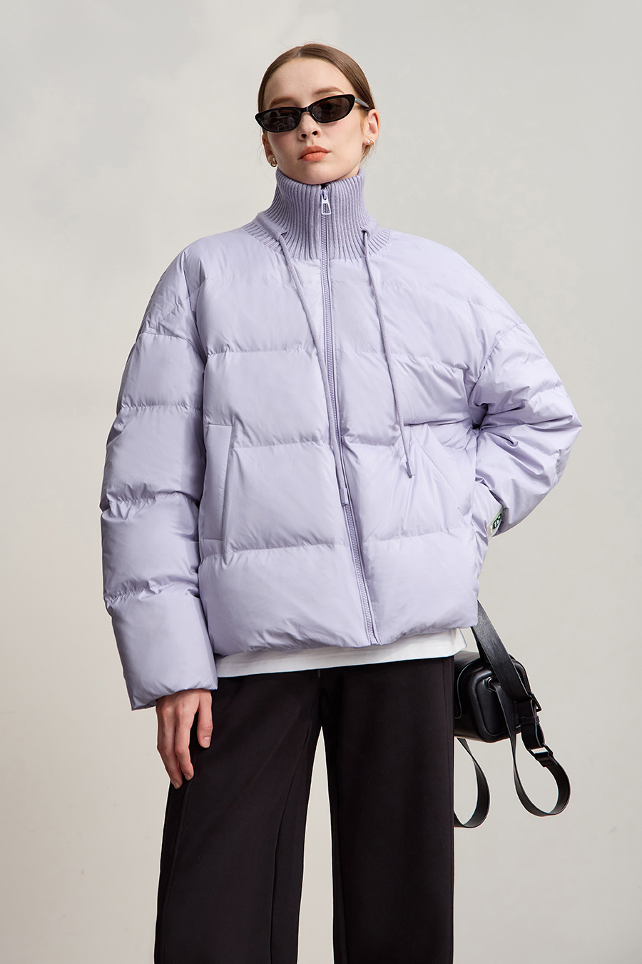 Loose Turtleneck Down Jacket|AMII-AMII.com