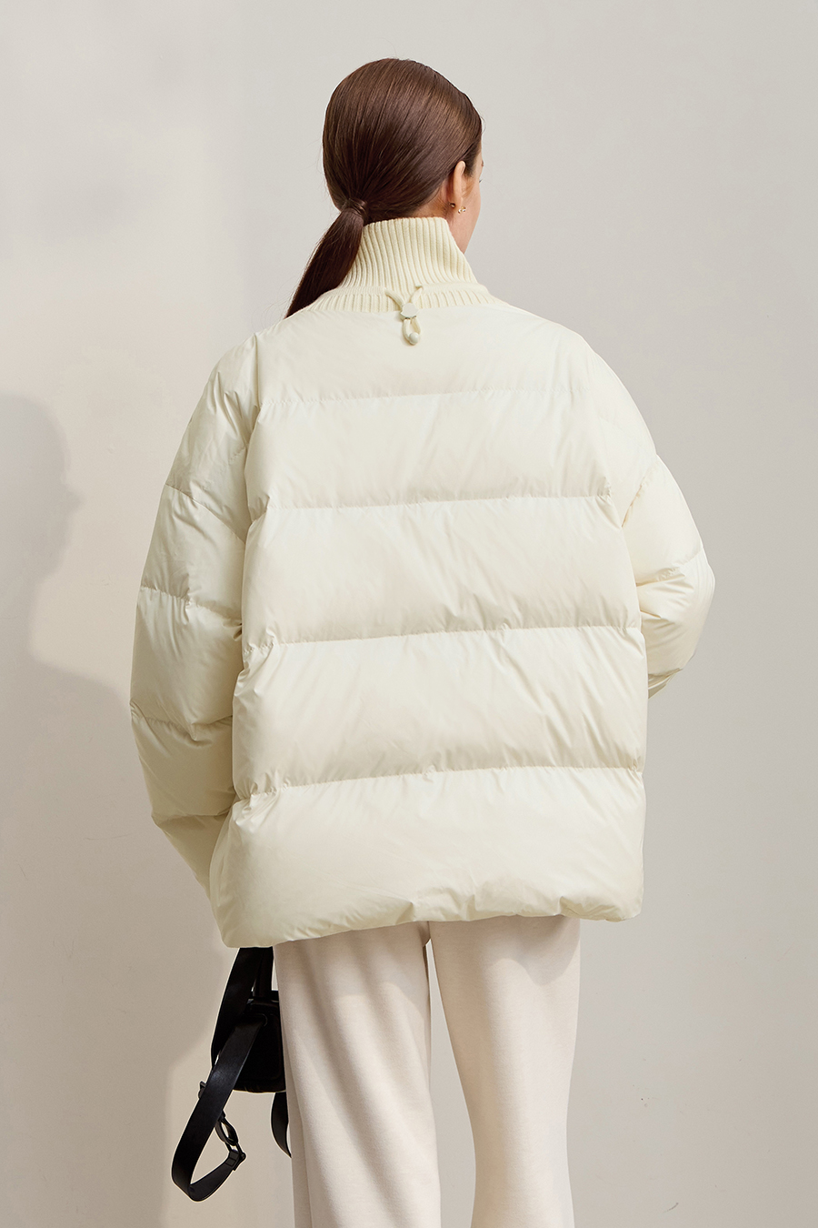 Loose Turtleneck Down Jacket|AMII-AMII.com