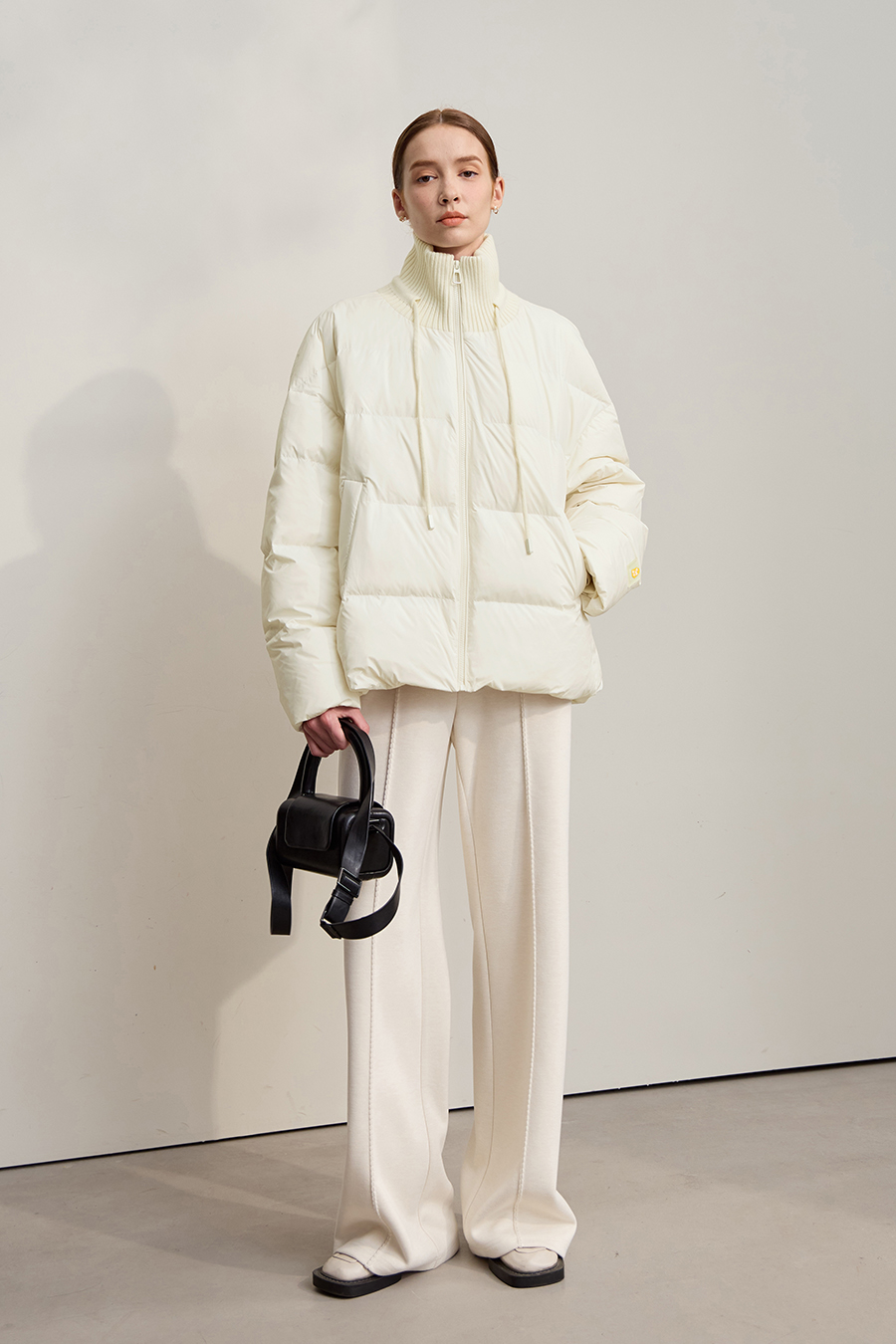 Loose Turtleneck Down Jacket|AMII-AMII.com