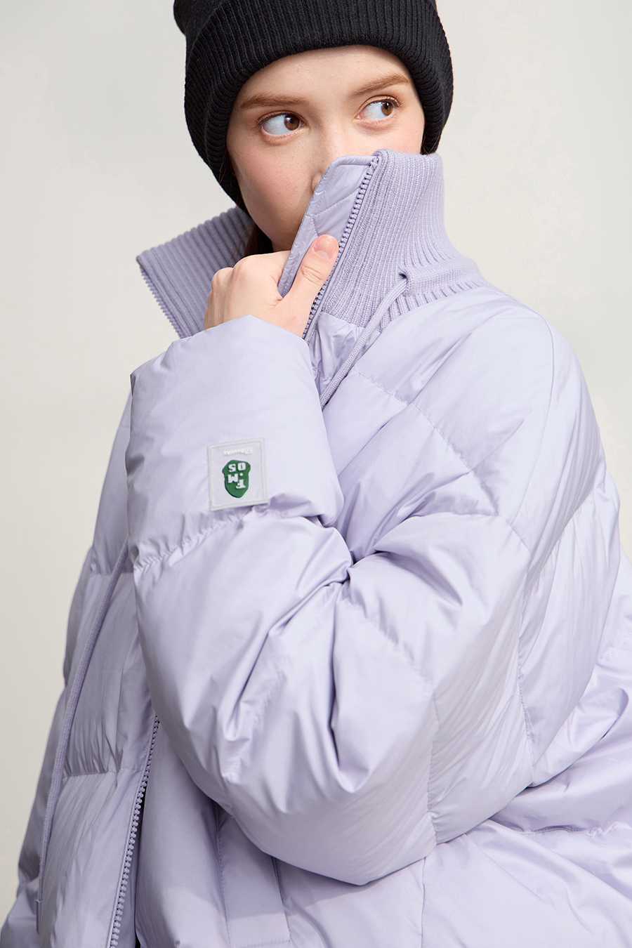 Loose Turtleneck Down Jacket|AMII-AMII.com