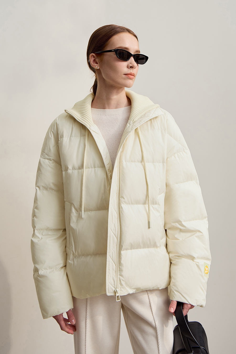 Loose Turtleneck Down Jacket|AMII-AMII.com