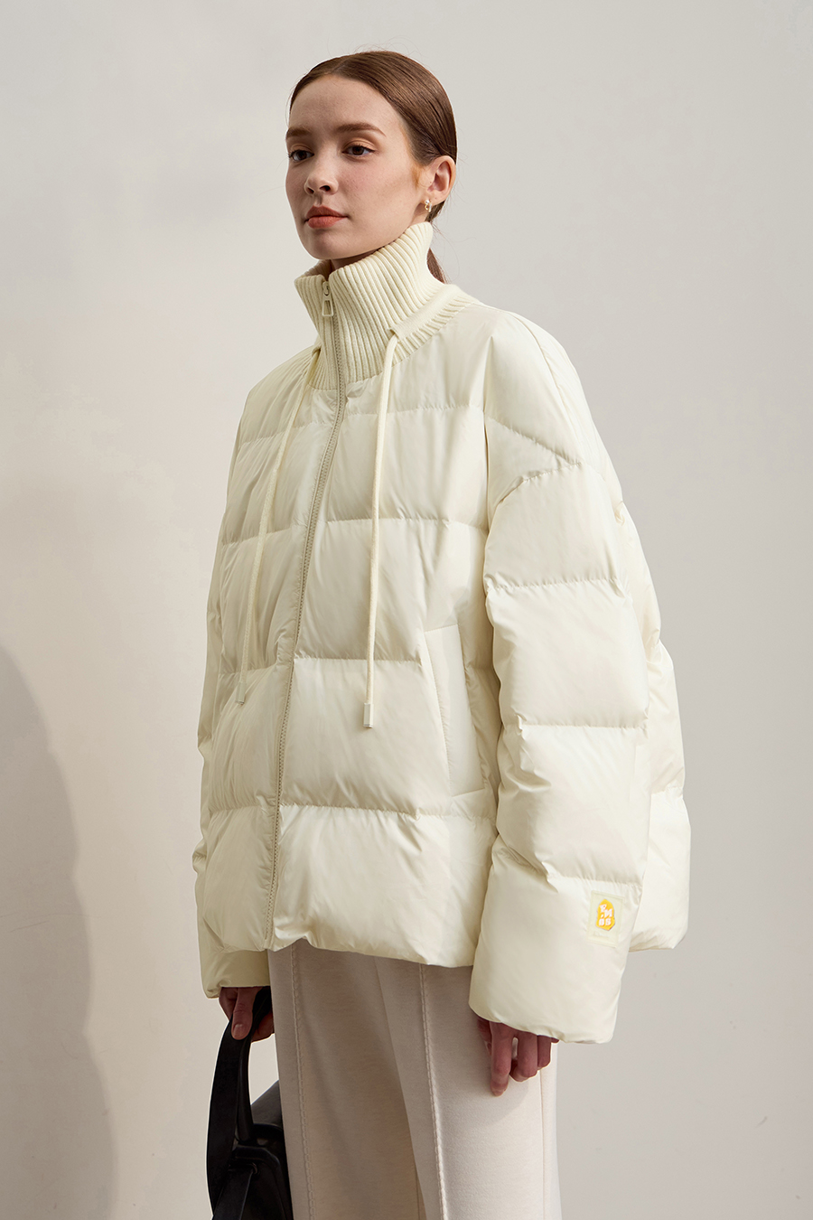 Loose Turtleneck Down Jacket|AMII-AMII.com