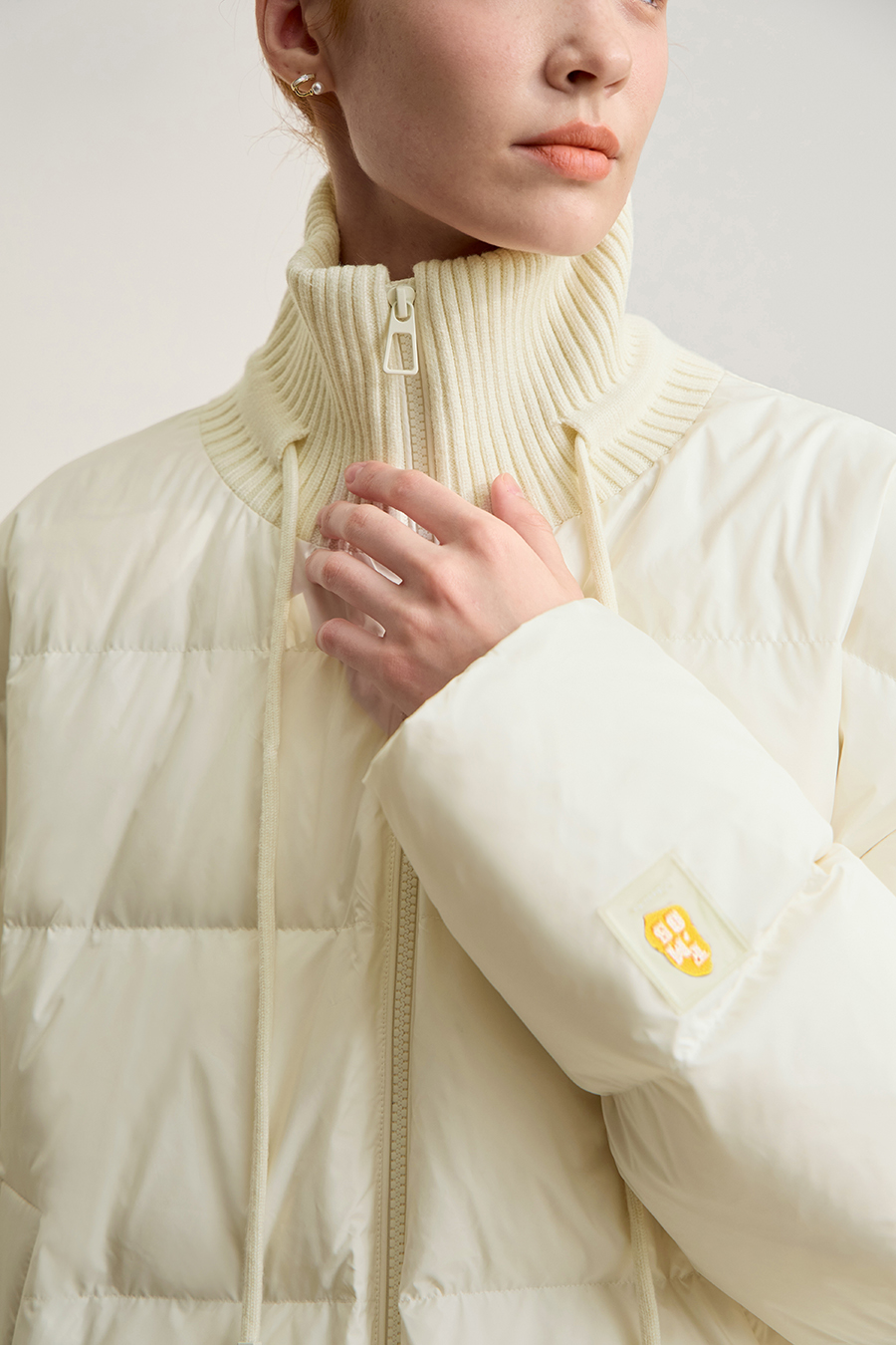 Loose Turtleneck Down Jacket|AMII-AMII.com